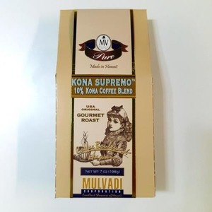 멀바디 10% 코나 수프리모 블랜드 커피 그라인딩 원두(198g)